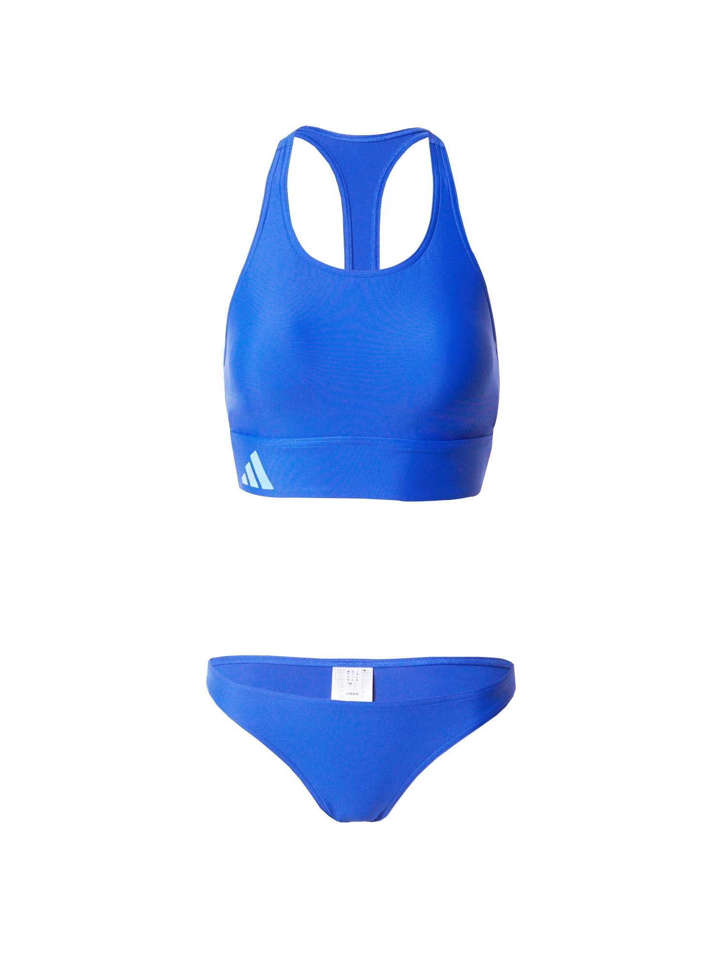 Športové jednodielne plavky modrá svetlomodrá ADIDAS PERFORMANCE